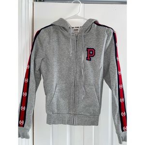 “Pink” sweater with hoodie